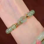 Bracelet calcédoine vintage