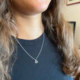 Collier de fête des mères en acier inoxydable avec cheval