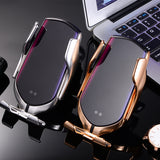 Support et chargeur de téléphone de voiture à capteur automatique sans fil