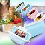 Boîte de rangement pliable en silicone pour aliments