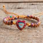 Bracelet Jaspe Cœur Passionné