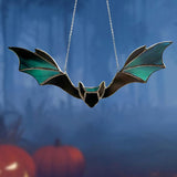Tentures De Vitraux De Chauve-souris D'Halloween