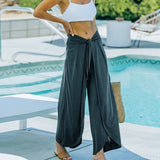 Pantalon large en tricot ample