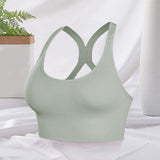 Brassière de sport push up sans armatures