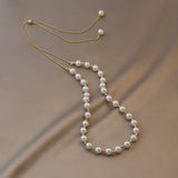 Collier de perles coulissant