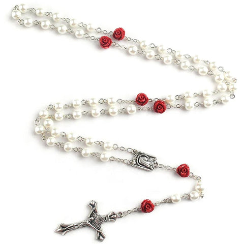 Collier Crucifix Chapelet Croix