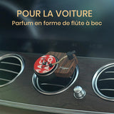 Parfum en forme de flûte à bec pour voiture