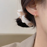 Boucles d'oreilles simples goutte d'eau haut de gamme