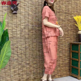 Ensemble De Deux Pièces Á La Mode Imprimée