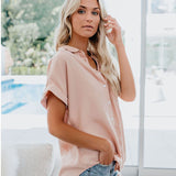 Chemise manches courtes été femme