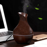 Humidificateur d'air de vases avec veines de bois