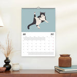 Calendrier mural chat 2024