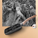 Poêle à omelette à quatre trous