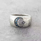 Bague Personnalisée en Argent Vintage