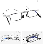 Lunettes de Lecture Pliables Anti-Lumière Bleue en Titane