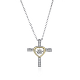 Collier croix et cœur To My Soulmate