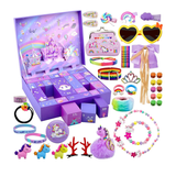 Boîte de cadeaux Licorne de Noël