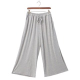 Pantalon Large En Coton Modal