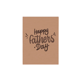 Carte de fête des pères avec des pets interminables