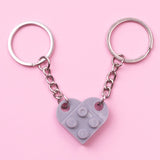 Porte-clés avec pendentif coeur