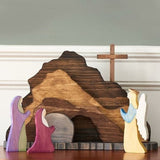 Décoration en bois de Pâques créative