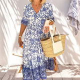 Robe Bohème à Col en V