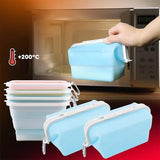 Boîte de rangement pliable en silicone pour aliments