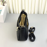 Sac de messager en cuir souple antivol de grande capacité à la mode