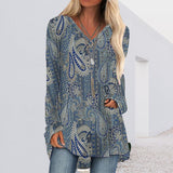 Haut à Manches Longues avec Imprimé Cachemire