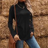 Pull en maille avec braguette boutonnée