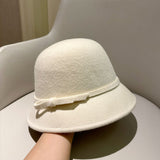 Chapeau de pêcheur en tweed de laine