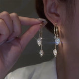 Boucles D'oreilles Fringe Leaf, Boucles D'oreilles "Fille de la mer"