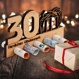 Cadeau d'anniversaire Porte-monnaie en Bois