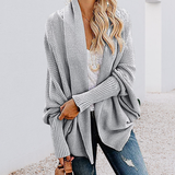 Cardigan en Tricot de Couleur Unie