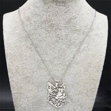 Collier Visage de Chat