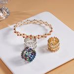 Anneau de bracelet convertible réglable 2 en 1