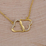 Collier Boucle Coeur Saint Valentin