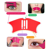 Outils d'ombre de nez en silicone