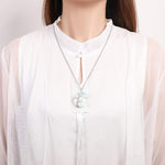 Collier Croissant de Lune Arbre de Vie