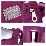 Sac à bandoulière en nylon multicouche pour femme