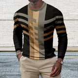 Haut décontracté à manches longues pour hommes