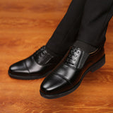 Chaussures business en cuir pour homme