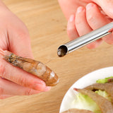 Coupe-fil multifonctionnel en acier inoxydable pour crevettes (2 pièces)
