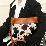 Sac à bandoulière à imprimé léopard