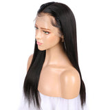 Perruques longues droites noires pour femmes