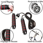 Corde à Sauter en Acier Ergonomique