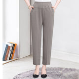 Pantalon Court Taille Haute