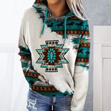 Sweat Imprimé Ethnique