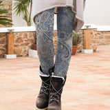 Leggings Très Élastiques avec Imprimé