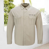 Chemise Cargo En Coton Pour Hommes